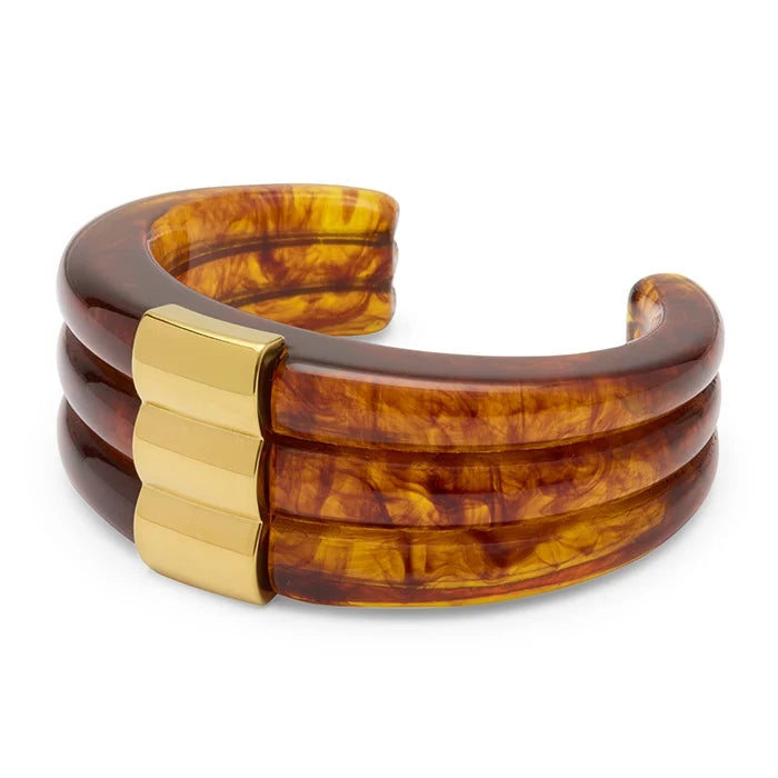 Tortoise Shell Resin Bangle