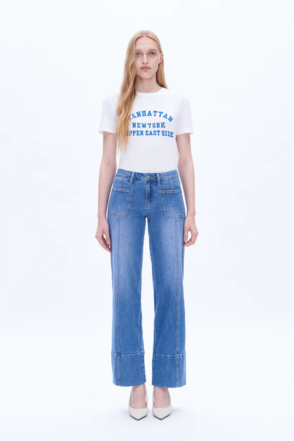 Katia Mid Rise Wide Leg (Starlight)