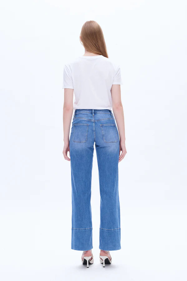 Katia Mid Rise Wide Leg (Starlight)