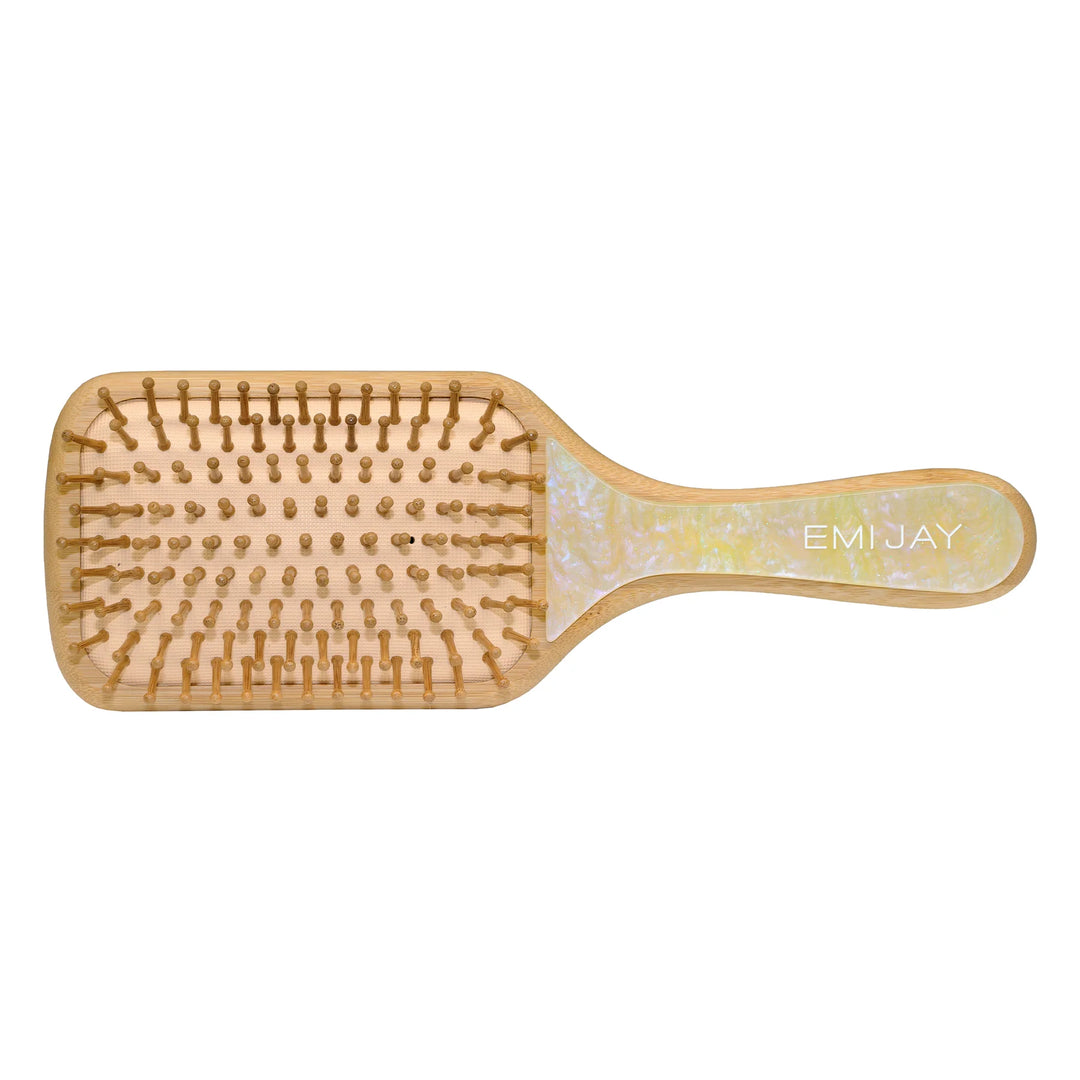 Bamboo Paddle Brush (Lemon Sugar)