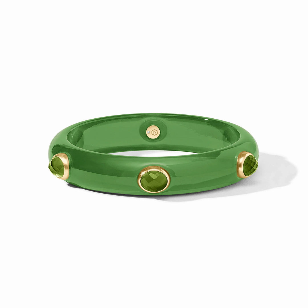 Carnaby Stone Bangle (Palmetto Green)