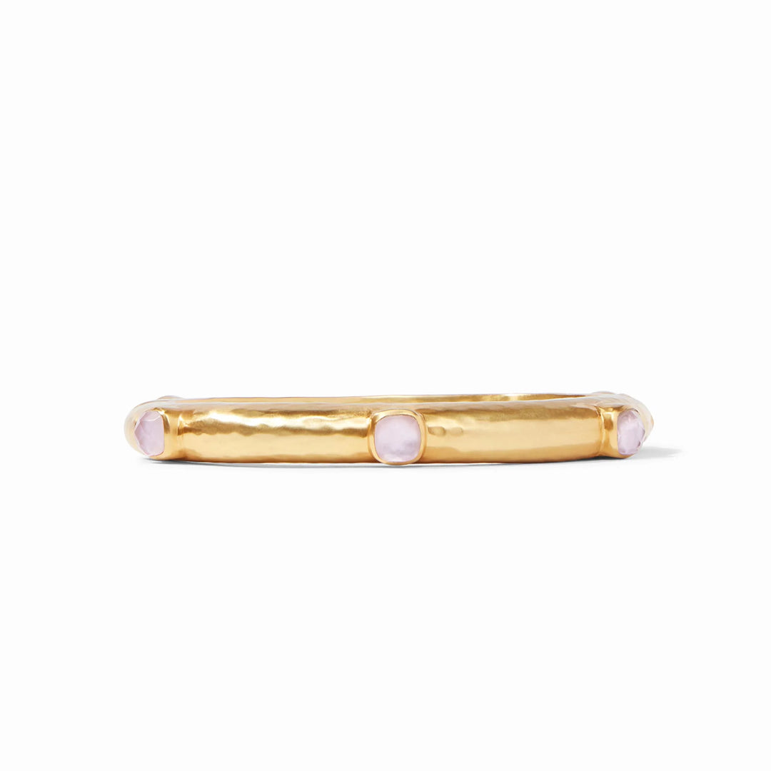 Catalina Hinge Bangle (Iridescent Rose)