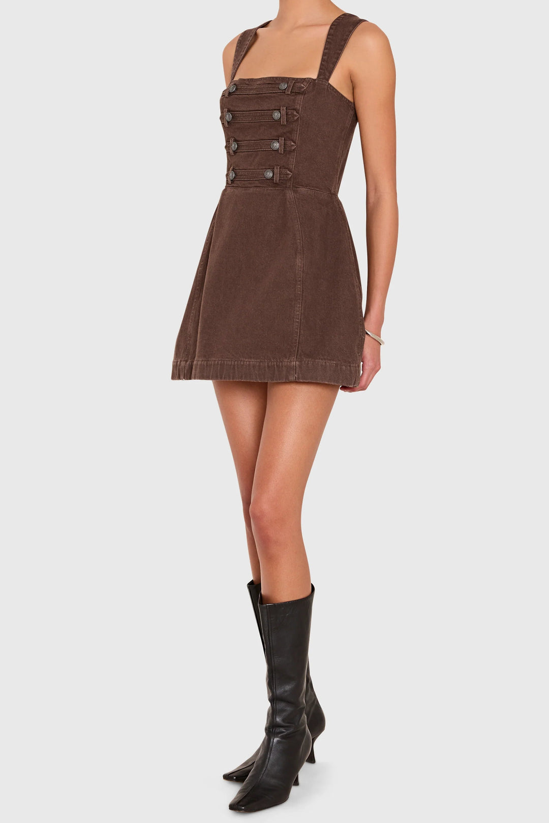 Bethany Romper (Cocoa)
