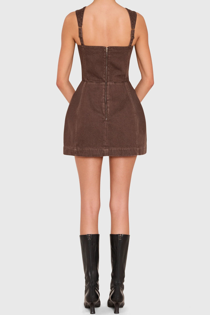Bethany Romper (Cocoa)
