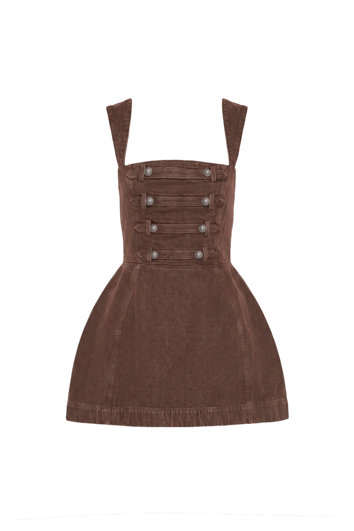Bethany Romper (Cocoa)