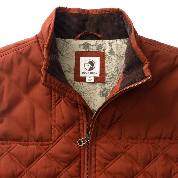 Fremont Performance Quilted Vest (Brandy Brown)