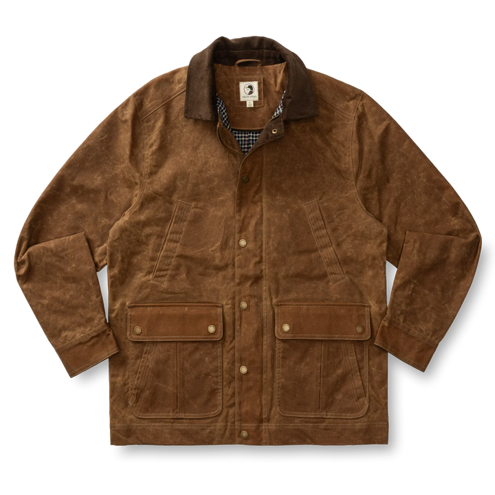 Waxed Duck Canvas Jacket (Buckskin)