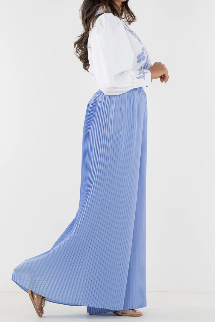 Pleated Pant (Grapemist)