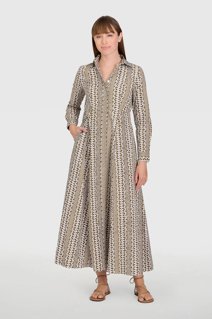 Classic Shirt Dress (Driftwood)