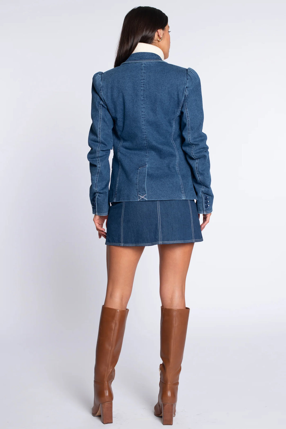 Elizabeth Blazer (Washed Denim)