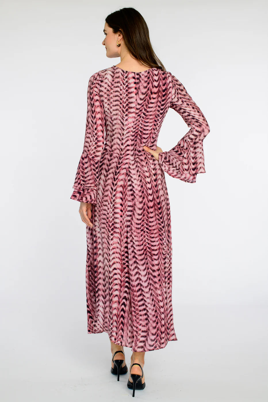 Lennon Dress (Abstract Zig Zag)