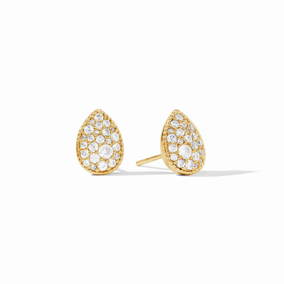 Luna Teardrop Stud (Cubic Zirconia)