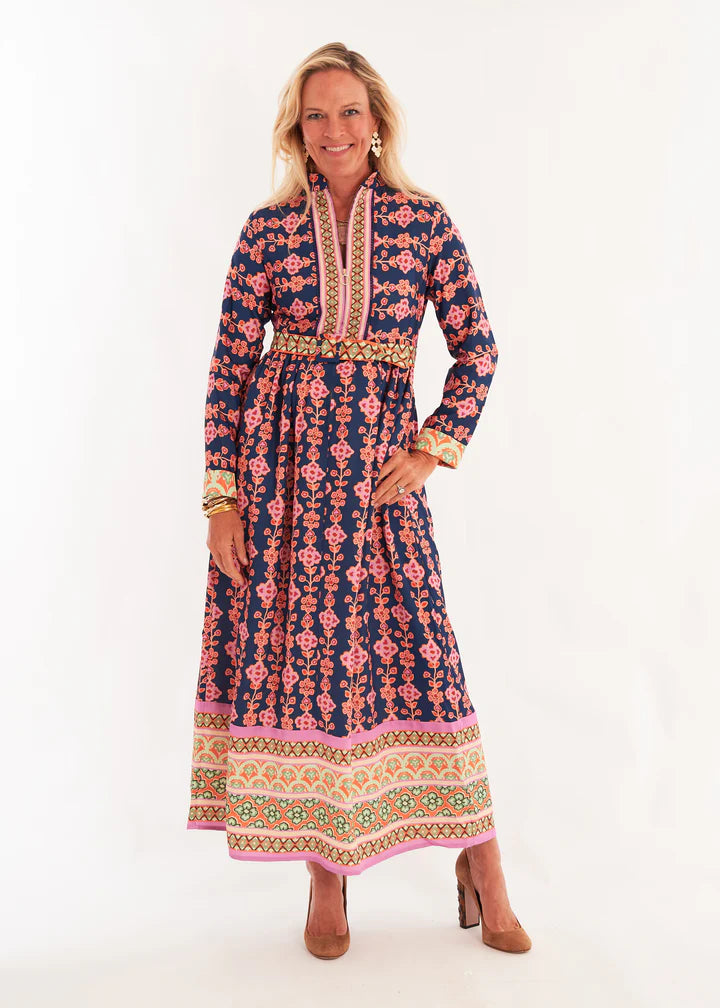 Lane Dress (Serendipity Blue Multi)