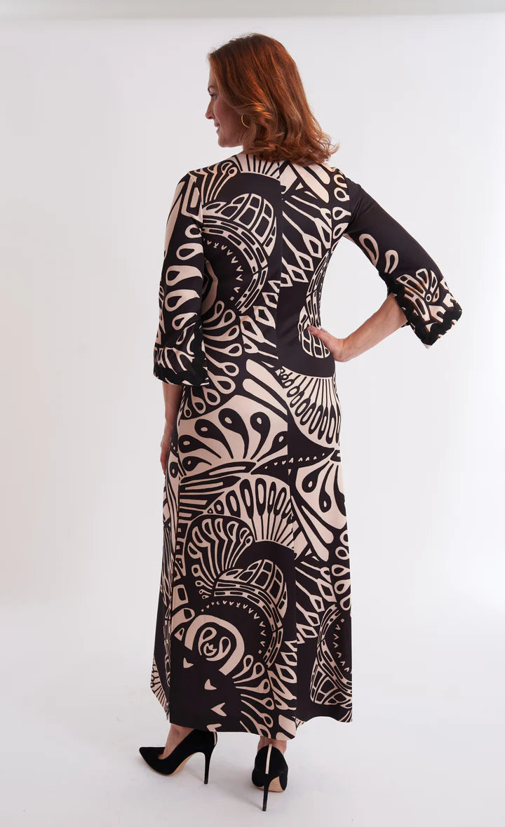Cassandra Dress (Paddle Black)