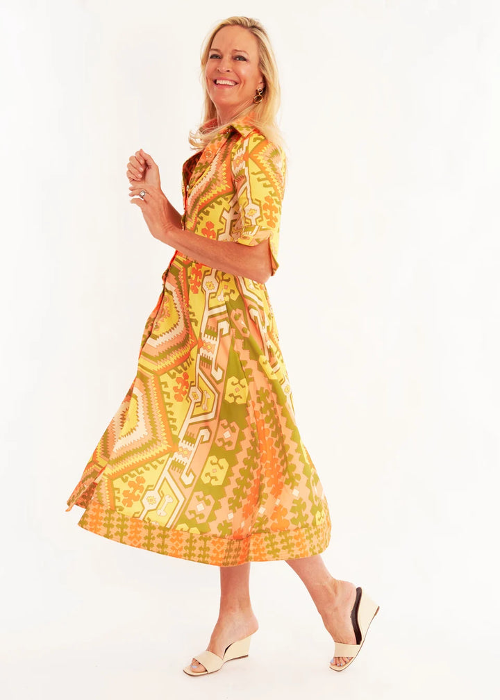 Monaco Dress (Kilim Squash)