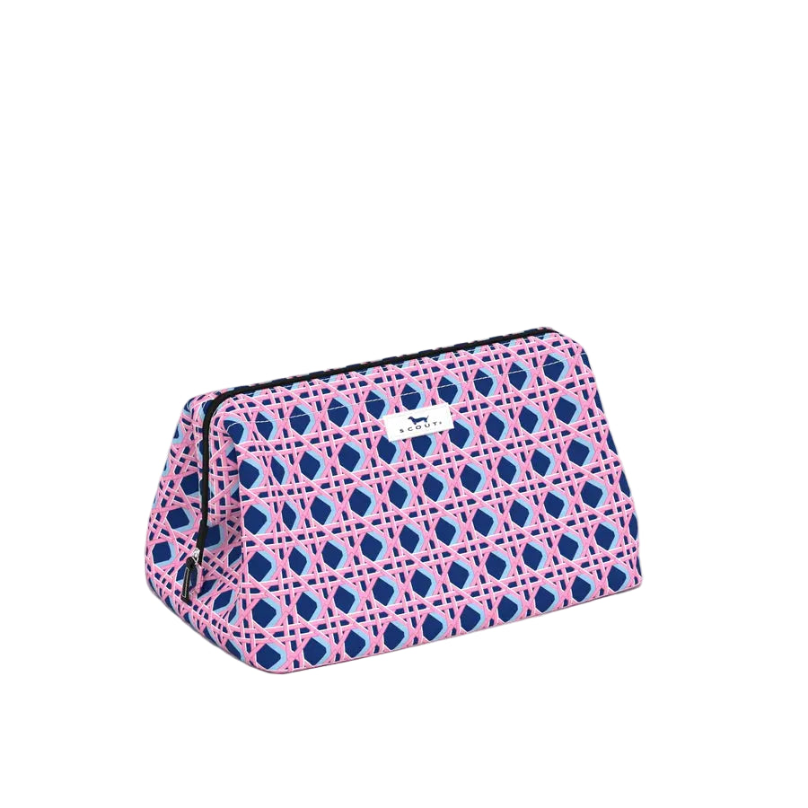 Big Mouth Makeup Bag (Wisteria Cane)