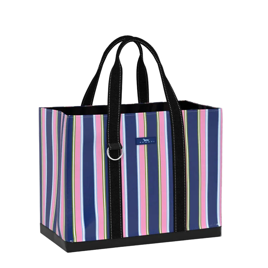 Ben Pocket Tote (Preppy Hour)
