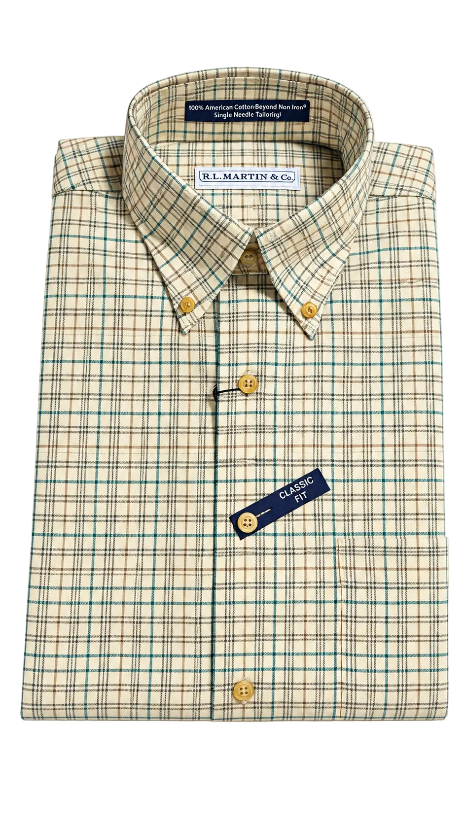 Dalton (Olive/Gold Plaid)