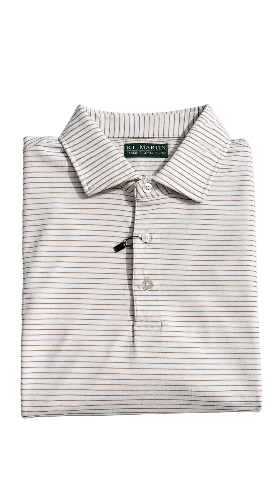 Polo  (White/Khaki)