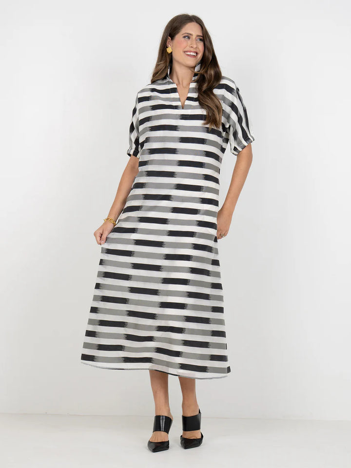 Poppy Maxi (Truffle Stripe)