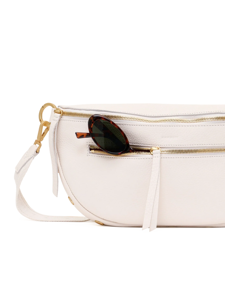 Charles Crossbody Large (Calla Lilly White/Brushed Gold)