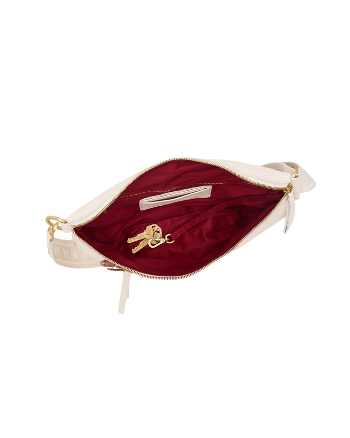 Charles Crossbody Large (Calla Lilly White/Brushed Gold)