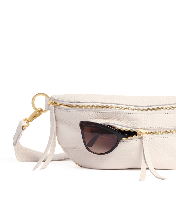 Charles Crossbody Medium (Calla Lilly White/Brushed Gold)