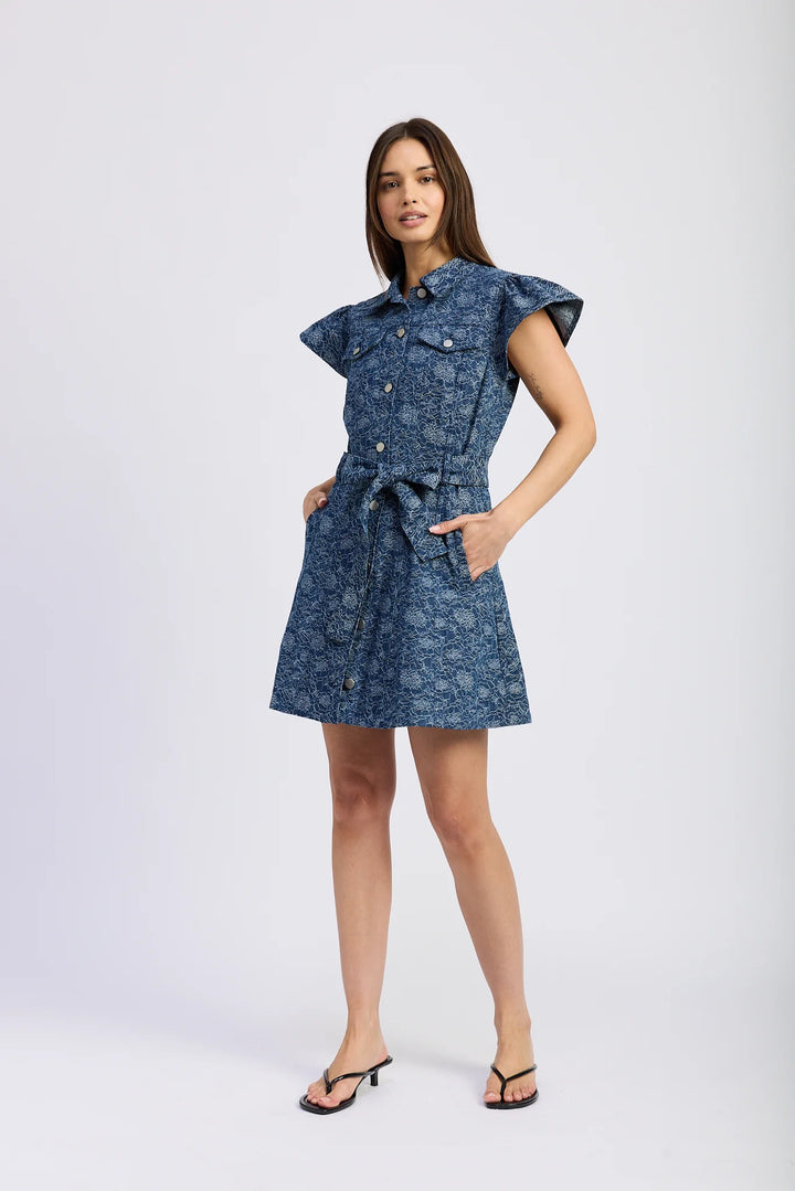 Tarak Mini Dress (Light Blue)