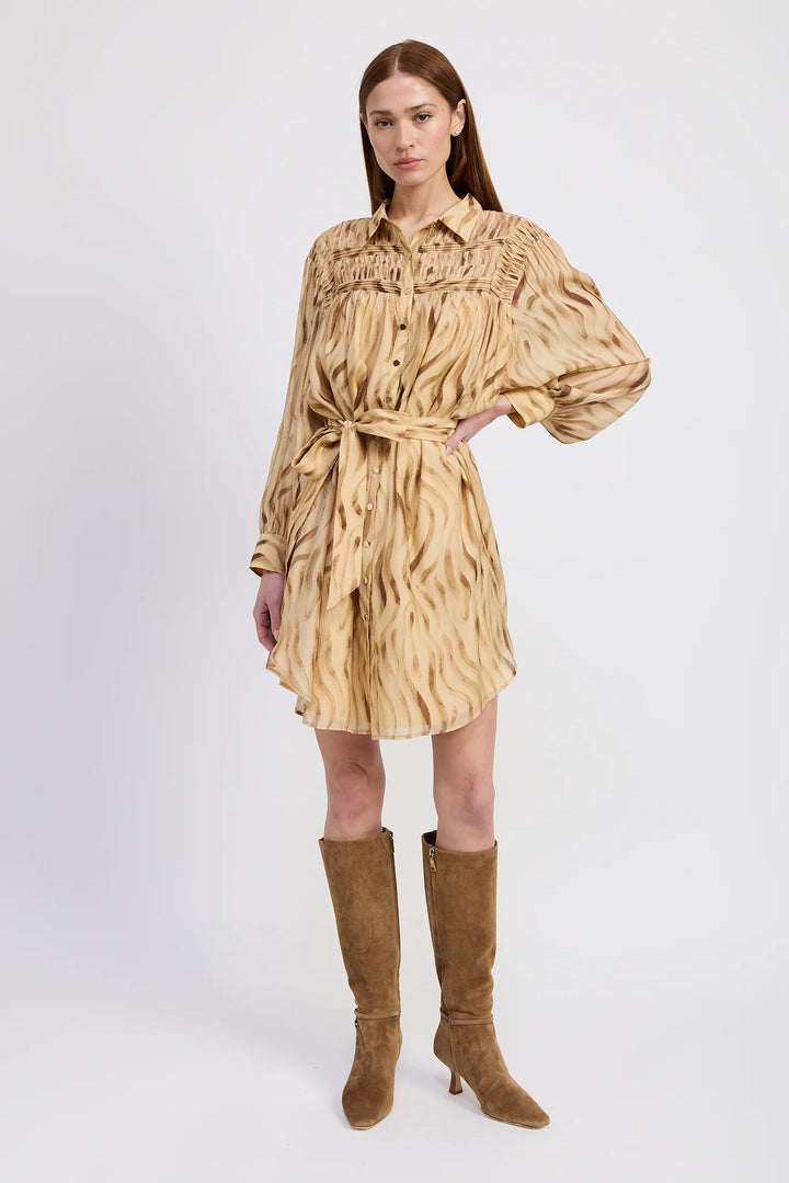 Avayah Dress (Golden Brown)