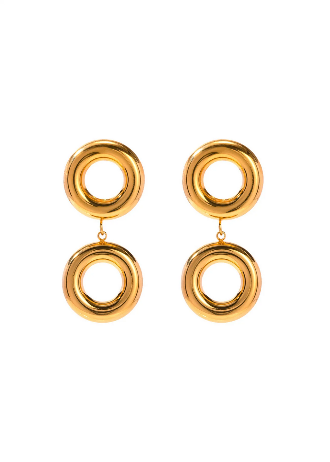 Sol Double Studs (Gold)