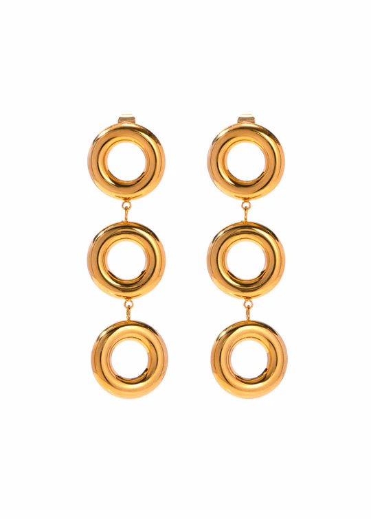 Sol Triple Studs (Gold)