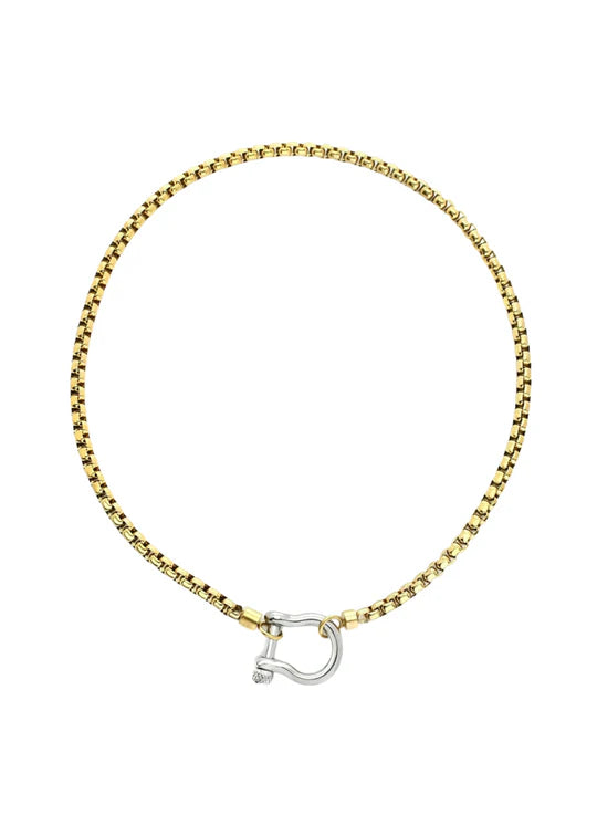 Lucky Silver Gold Necklace