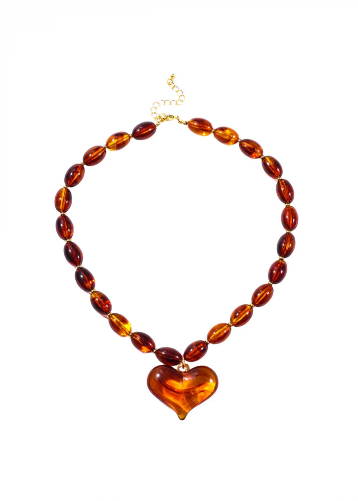 Conlee Necklace (Brown)