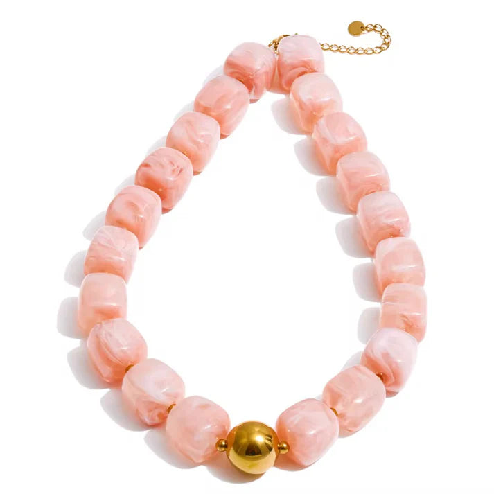 Martha Necklace (Pink)