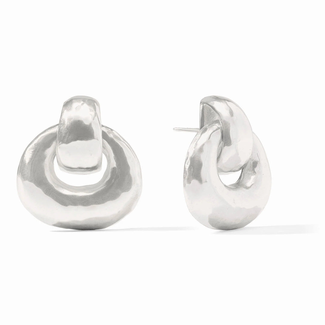 Avalon Doorknocker Earring (Silver)