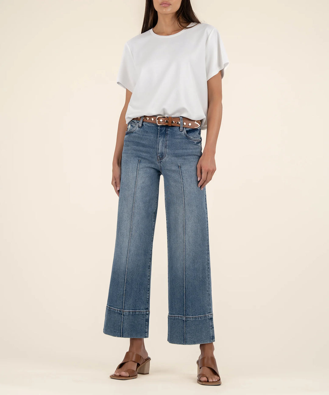 Meg High Rise Wide Hem (Faith)