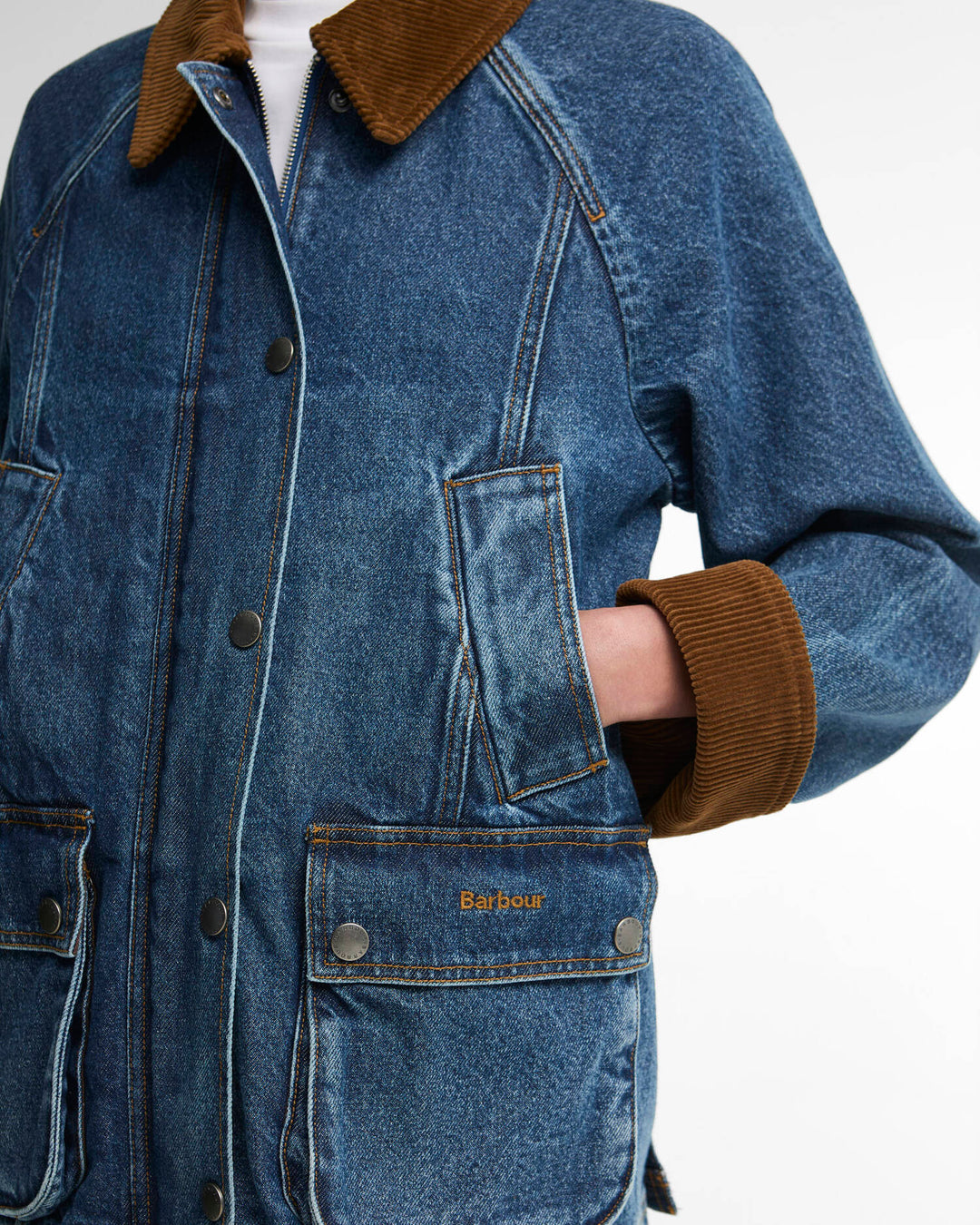 Denim Modern Beadnell Jacket (Mid Blue Denim/Classic)