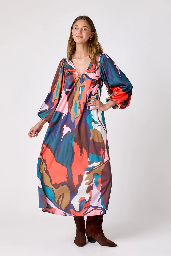 Ryker Dress (Leaf Study)
