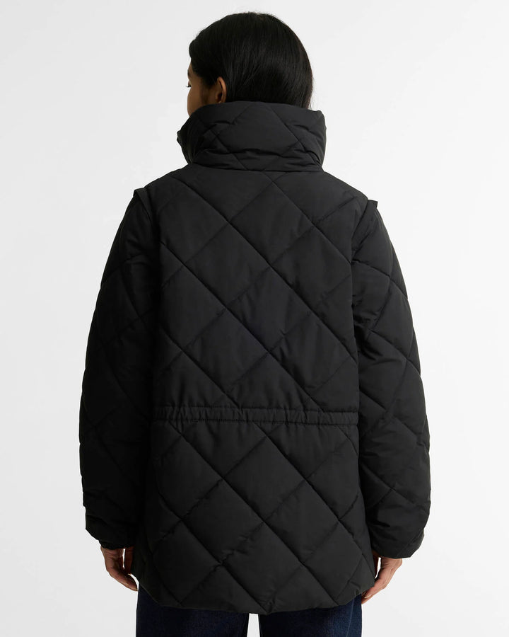 Tanfield Puffer Jacket (Black/Ancient)