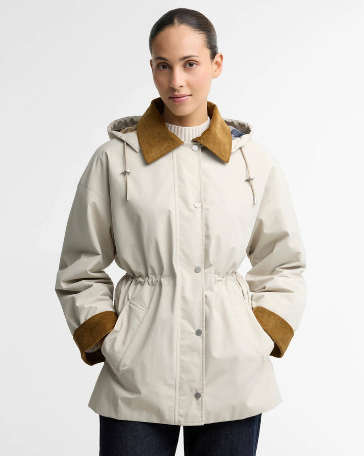 Evelyn Showerproof Jacket (Mist/Birchwood Dress)