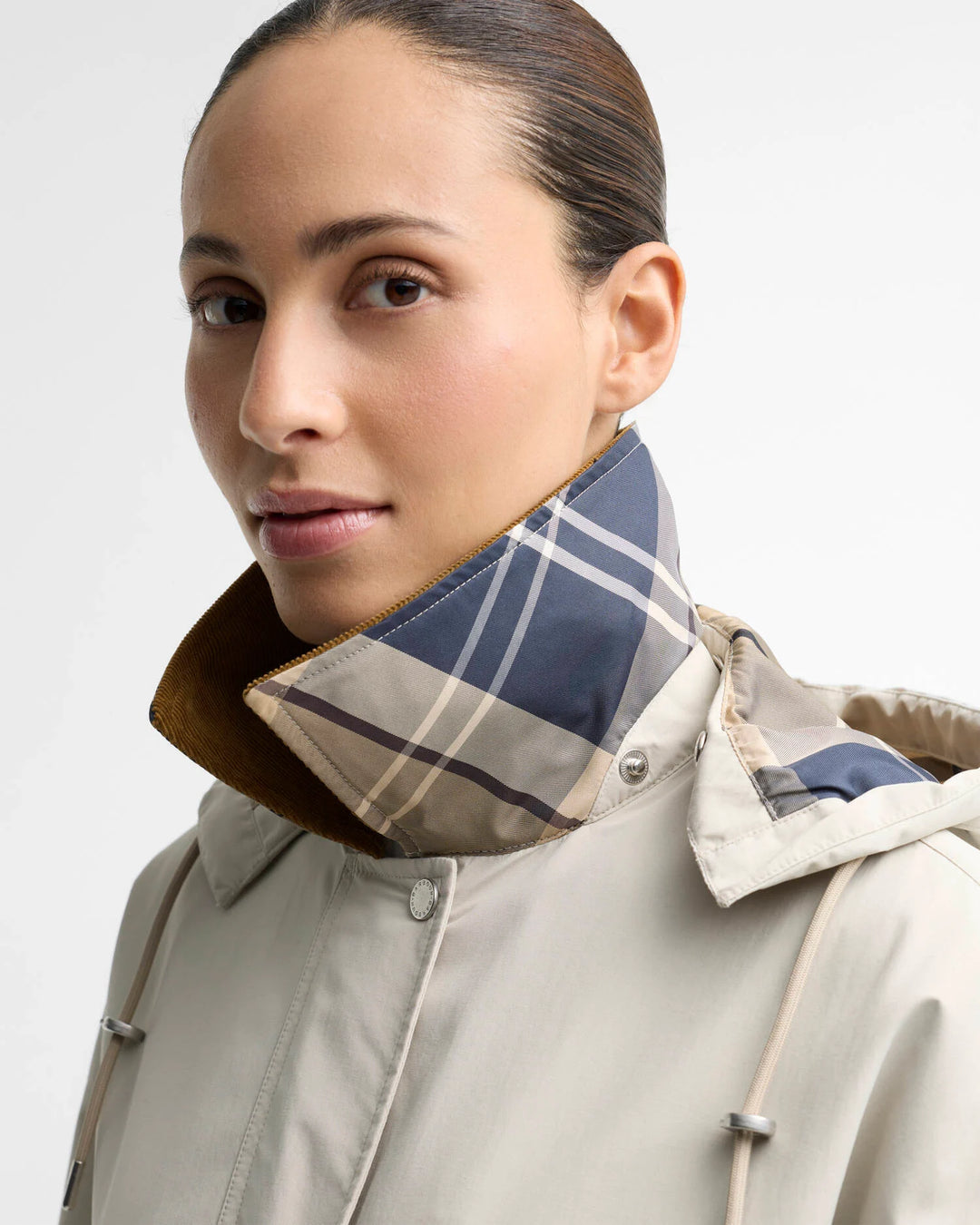 Evelyn Showerproof Jacket (Mist/Birchwood Dress)