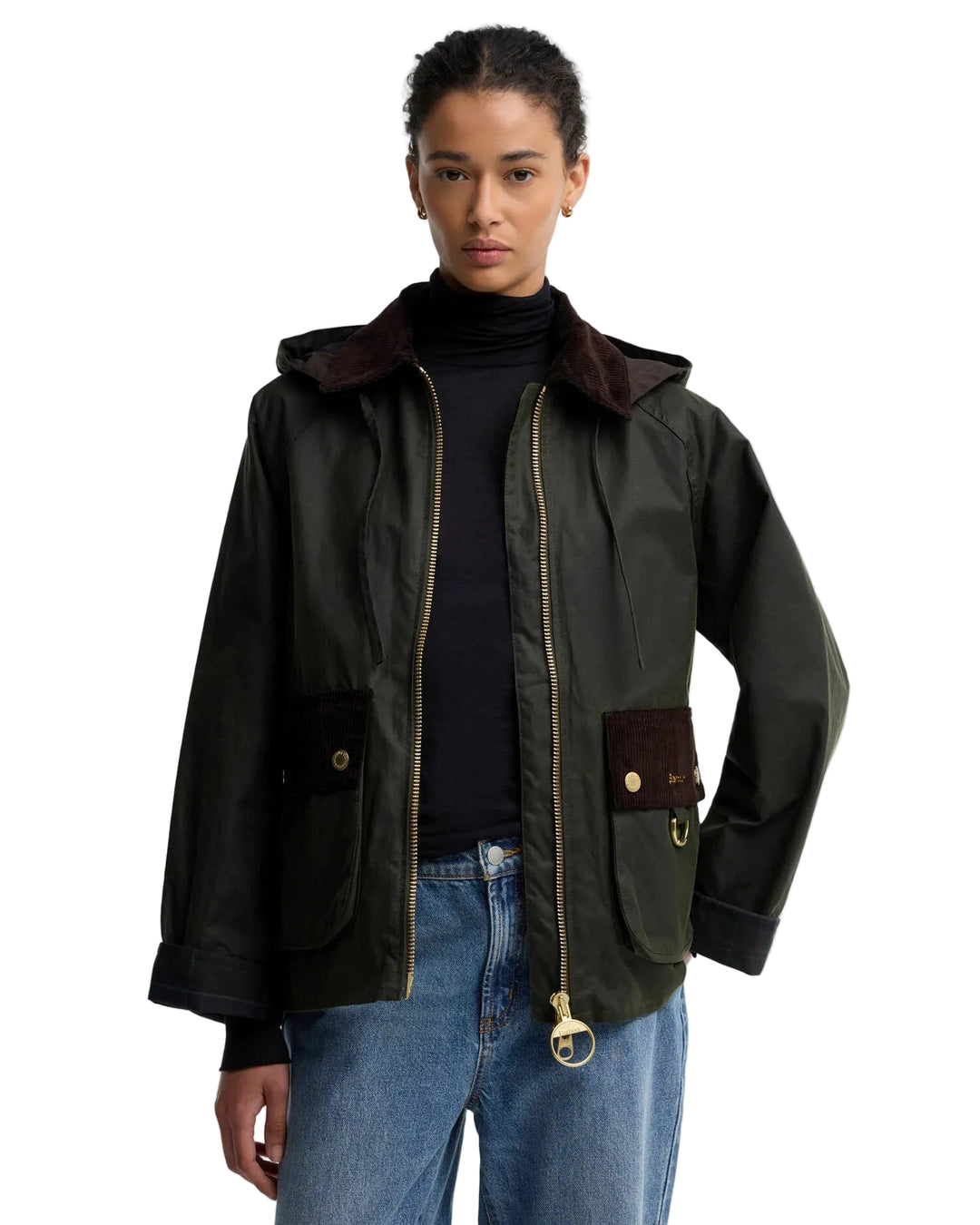Carville Wax Jacket (Fern/Shadow Classic)