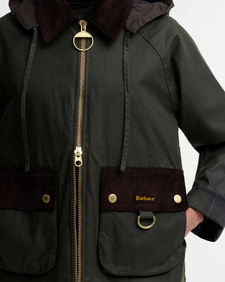 Carville Wax Jacket (Fern/Shadow Classic)