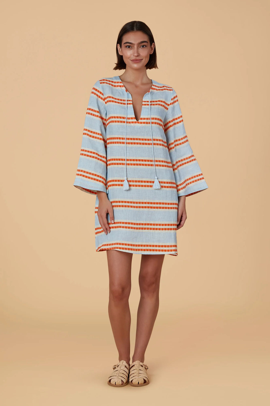 Indie Dress (Capri Stripe)