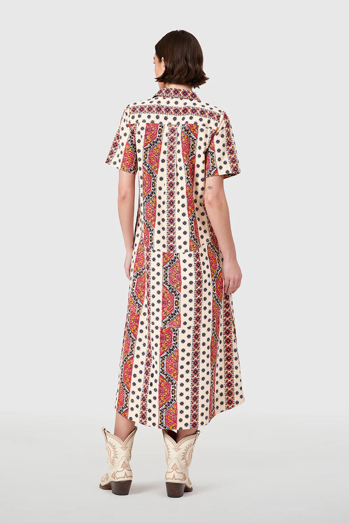 City Dress (Crimson Mosaic)