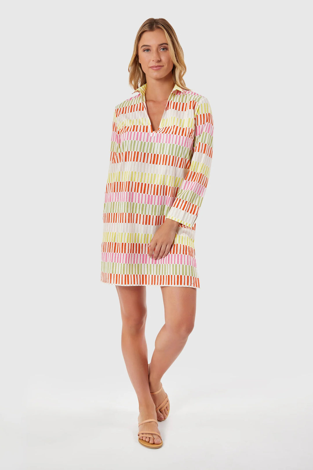 Short Kurta (Sherbert Stripes)
