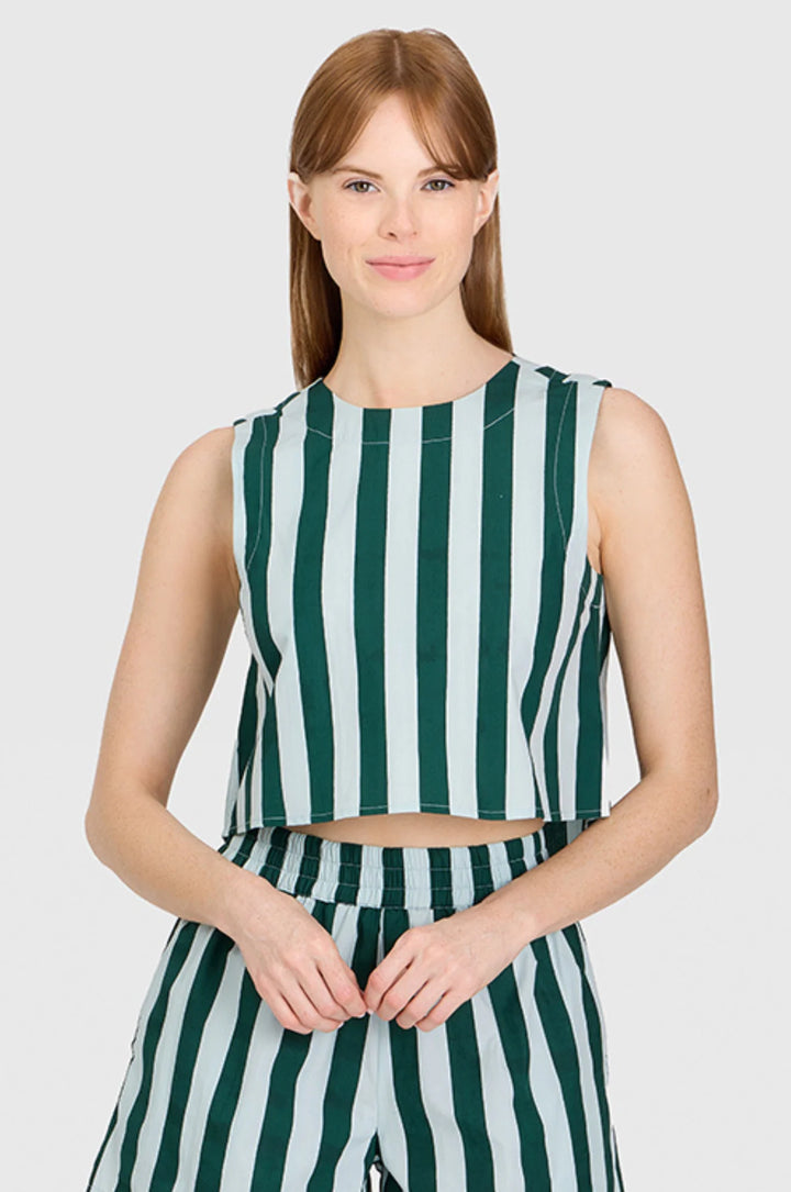 Crop Top (Dunlin Stripes)