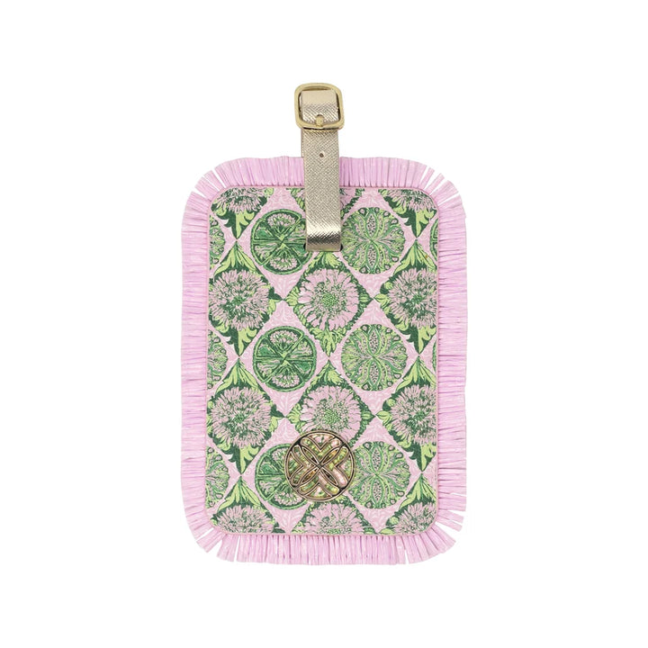 Luggage Tag (Tropical Tiles)
