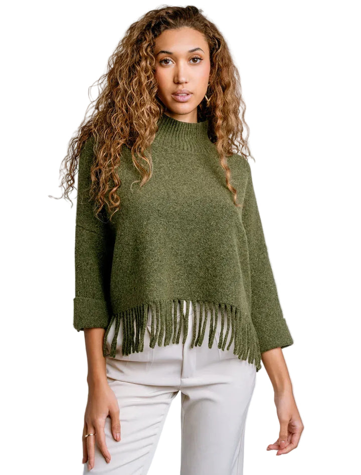 Sachi Aja Sweater (Olive Jade)
