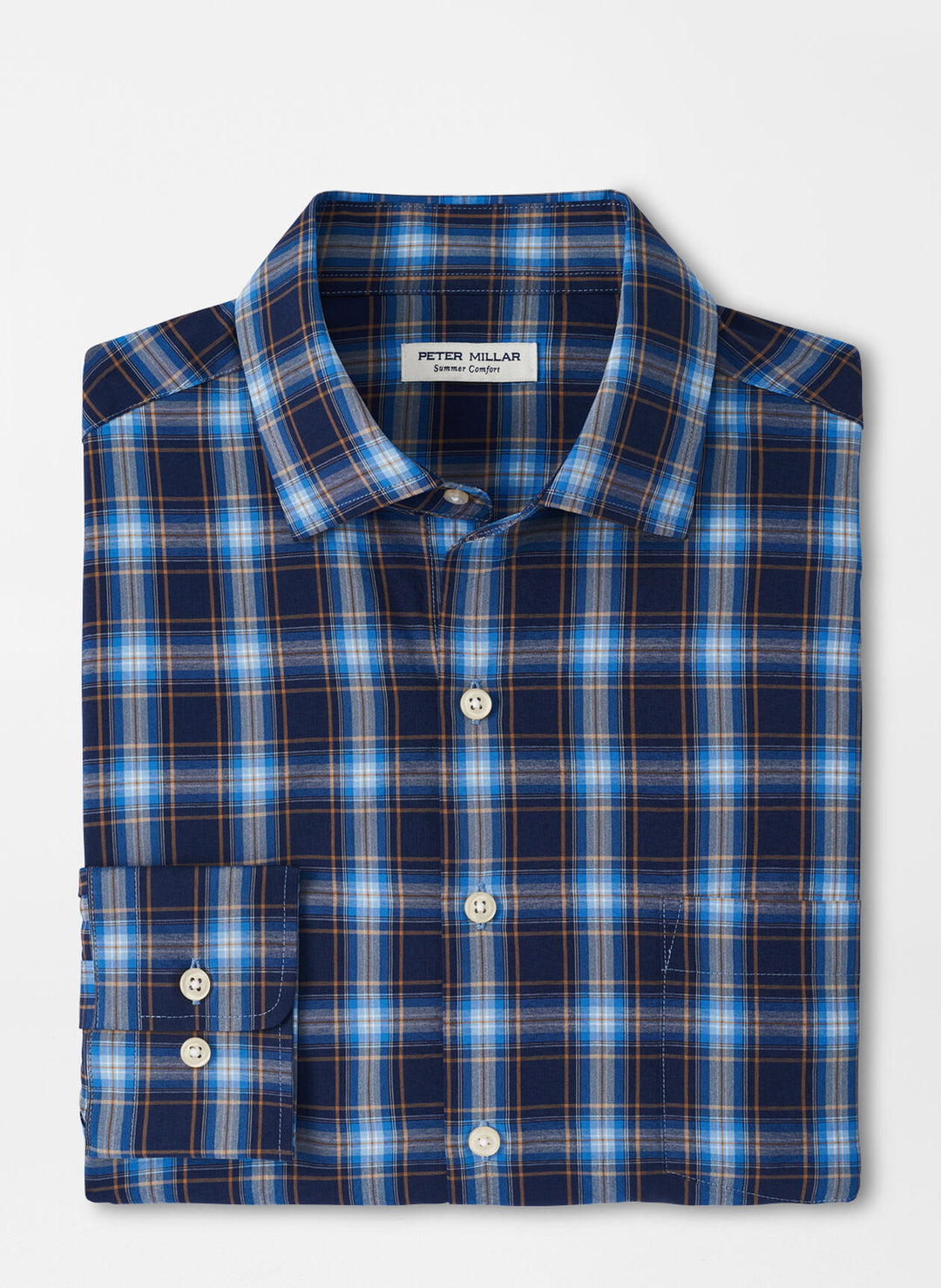 Randall Performance Poplin Shirt (Navy)